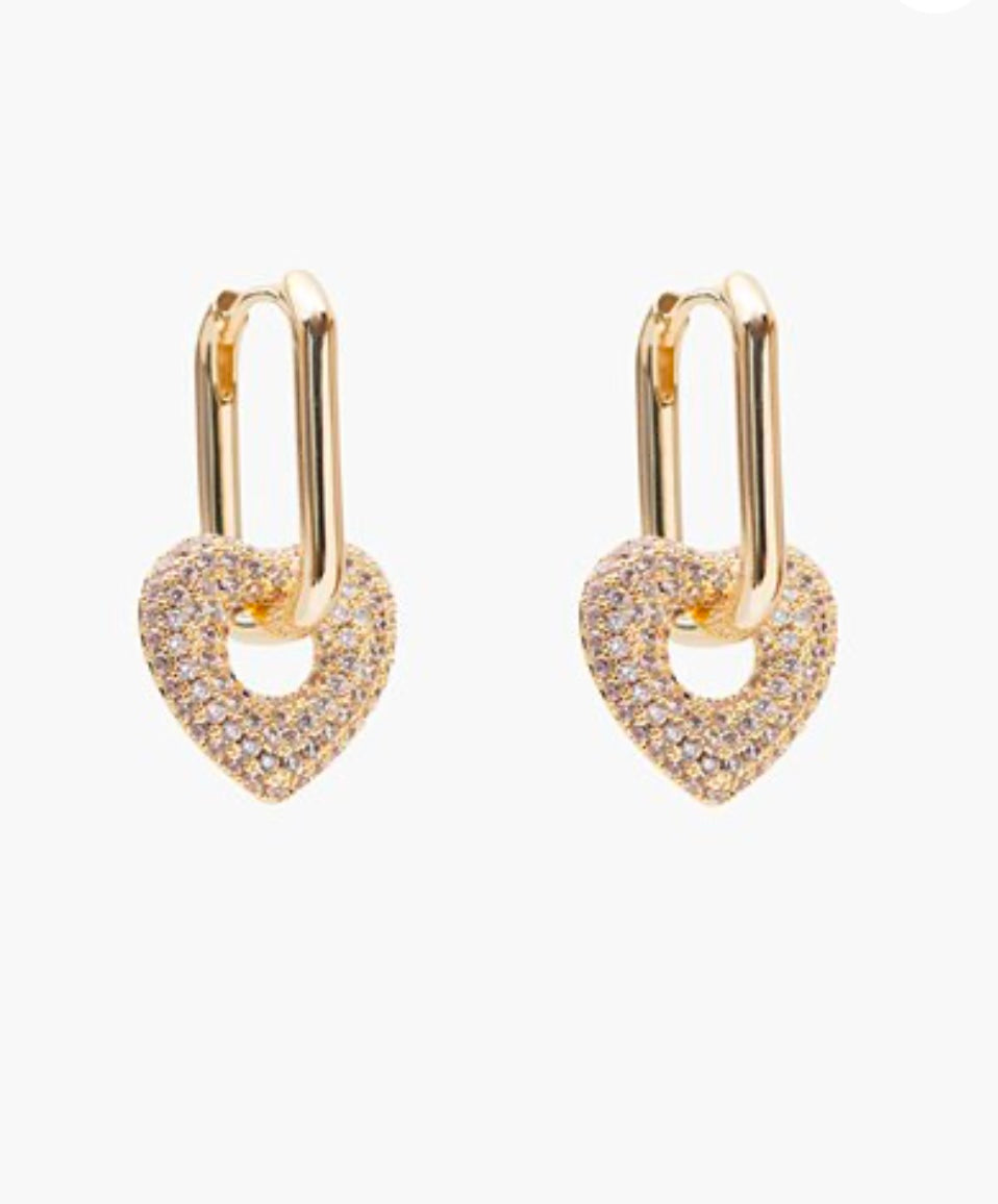 jewellery - Sweetheart hoop earring