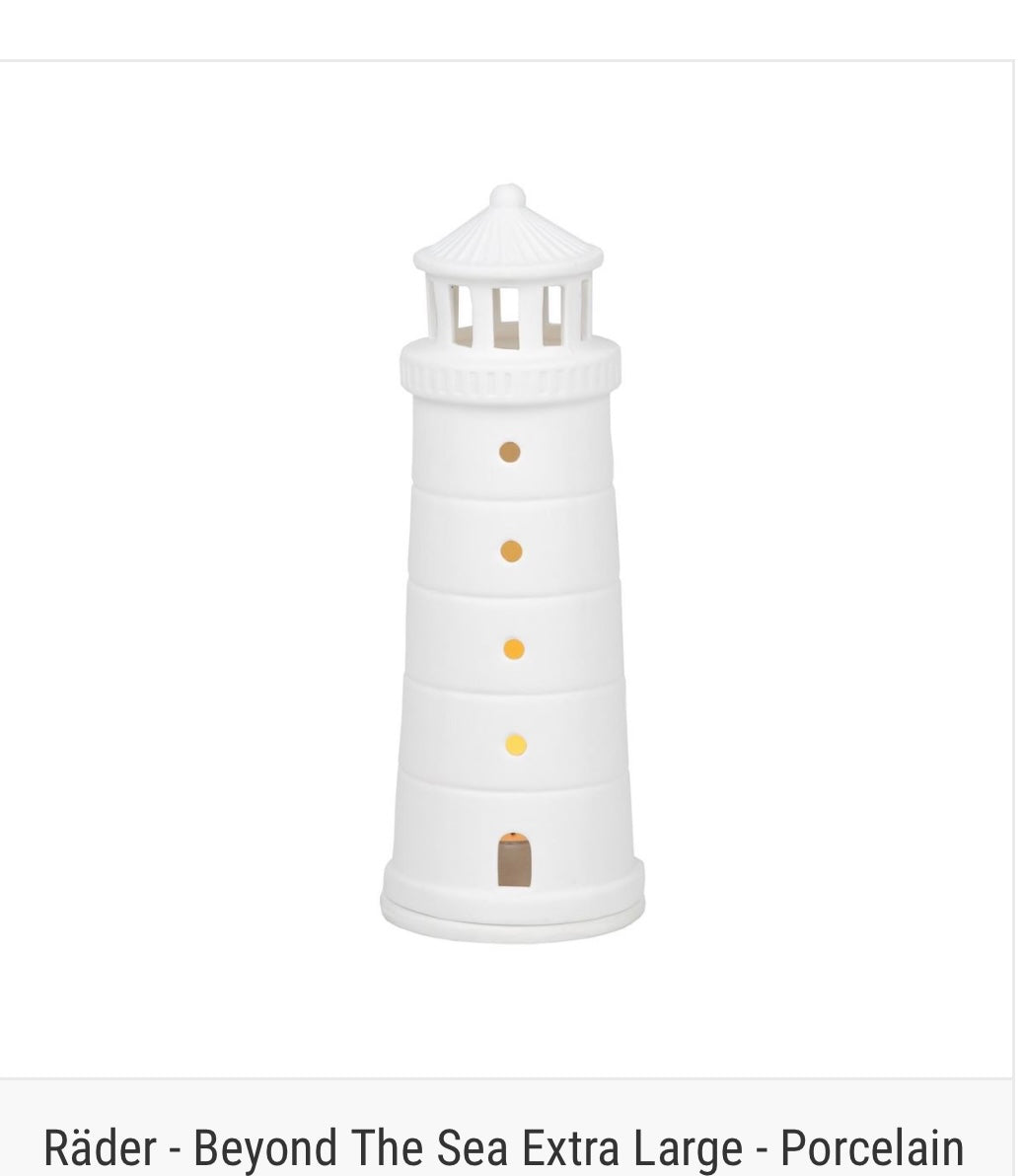Radar -Medium Light house Porcelain Tealight